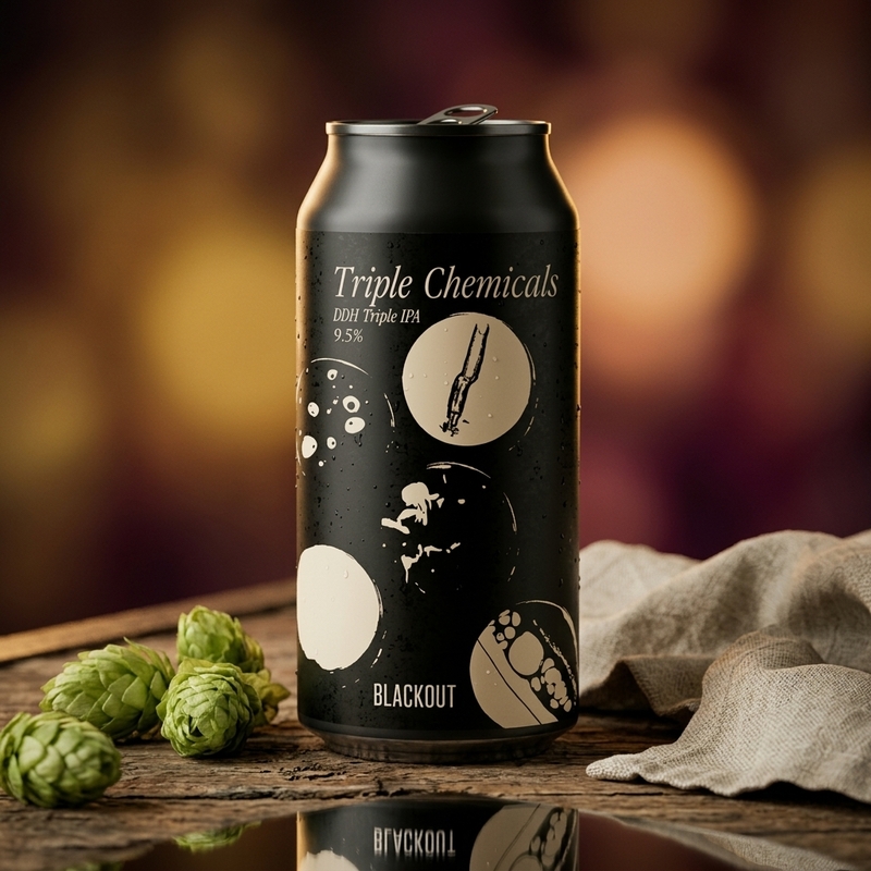 Triple Chemicals - Blackout Brewing IPA - Triple New England / Hazy 440ml - 2
