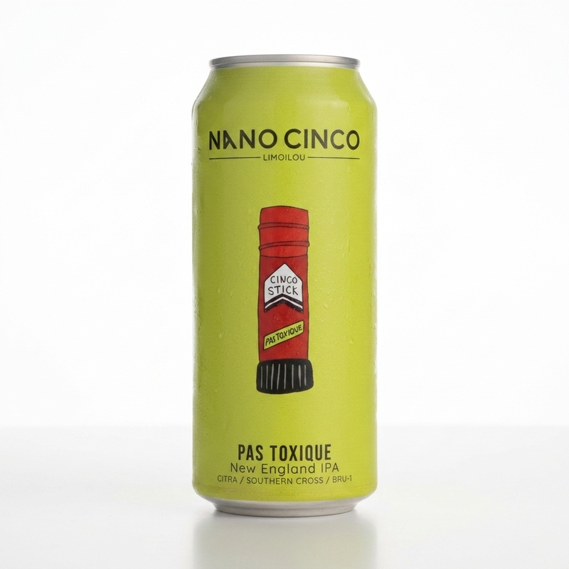 Pas Toxique - Nano Cinco IPA - New England / Hazy 473ml - 2