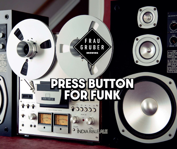 Press Button for Funk - FrauGruber Brewing IPA - New England / Hazy 440ml - 1