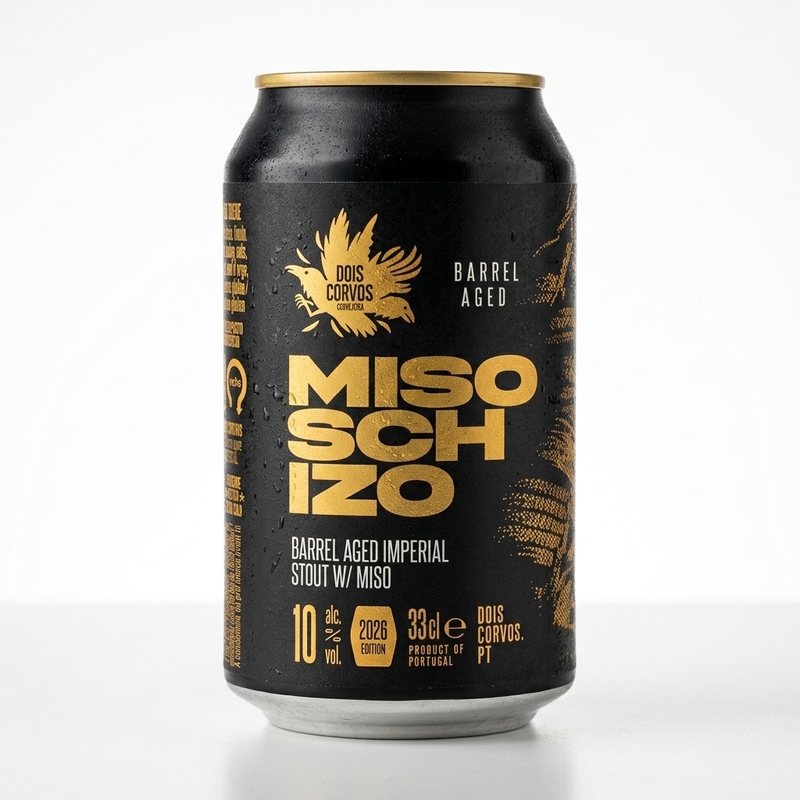 Miso Schizo - Dois Corvos Stout - Russian Imperial 330ml - 2