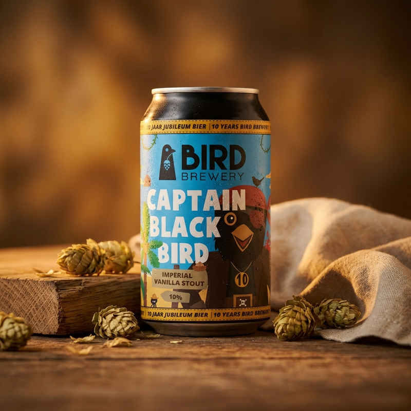 Captain Blackbird Regular '26 - Bird Brewery Stout - Imperial / Double 330ml - 1