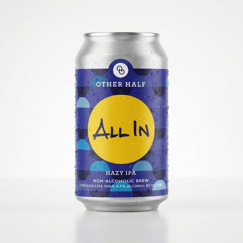 All In - Other Half Brewing Co. Non-Alcoholic Beer - IPA 355ml - 2