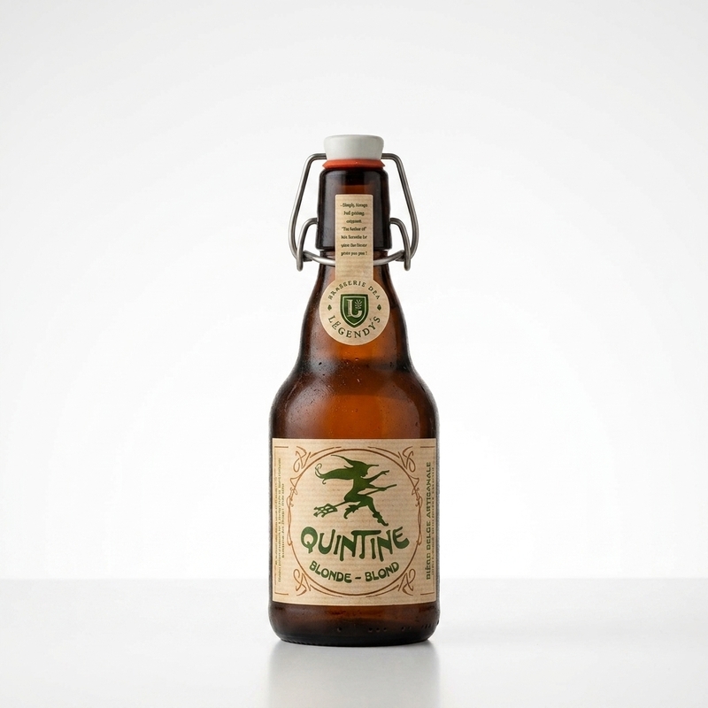 Quintine Blonde - Brasserie des Légendes Belgian Strong Golden Ale 330ml - 2