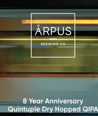 8 Year Anniversary Quintuple Dry Hopped QIPA - Ārpus Brewing Co. IPA - Quadruple 440ml - 1