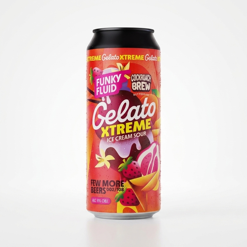 Gelato XTREME: Triple Scoop - Few More Beers 002/108 - Funky Fluid Sour - Smoothie / Pastry 500ml - 2