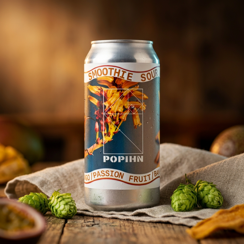 Smoothie Sour – Mango / Passion Fruit / Banana - Popihn Sour - Smoothie / Pastry 440ml - 2