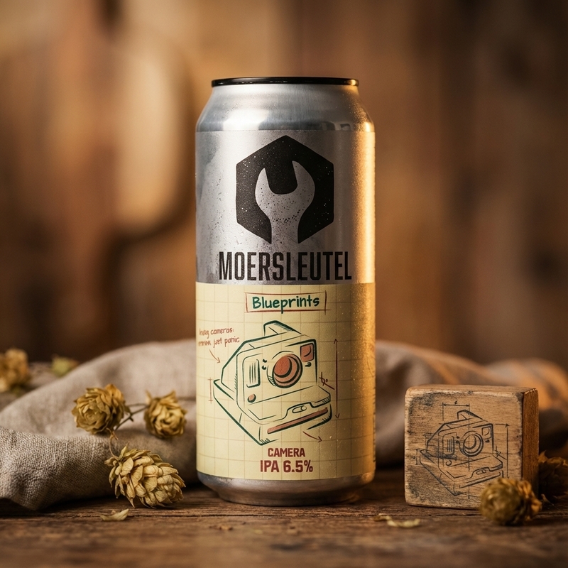 Blueprints: Camera - Moersleutel Craft Brewery IPA - New England / Hazy 330ml - 2