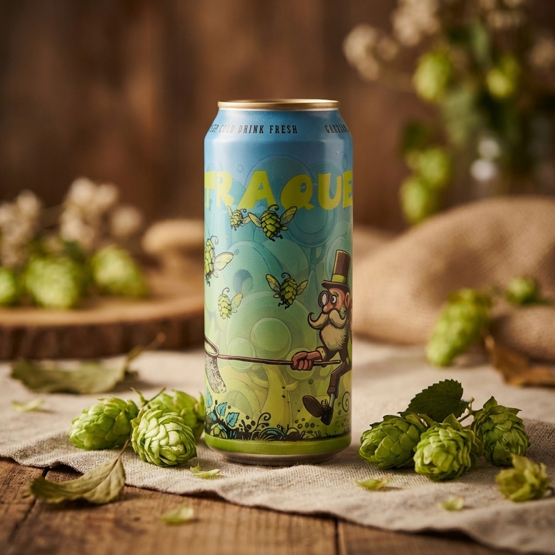 TRAQUE - BreWskey IPA - New England / Hazy 473ml - 2