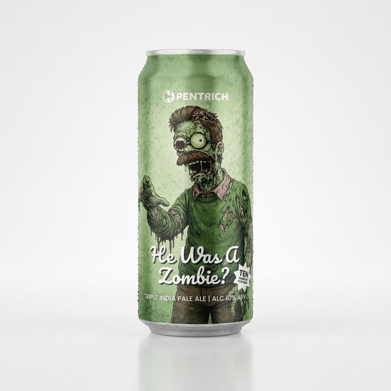 He Was A Zombie - Pentrich Brewing Co. IPA - Triple New England / Hazy 440ml - 2
