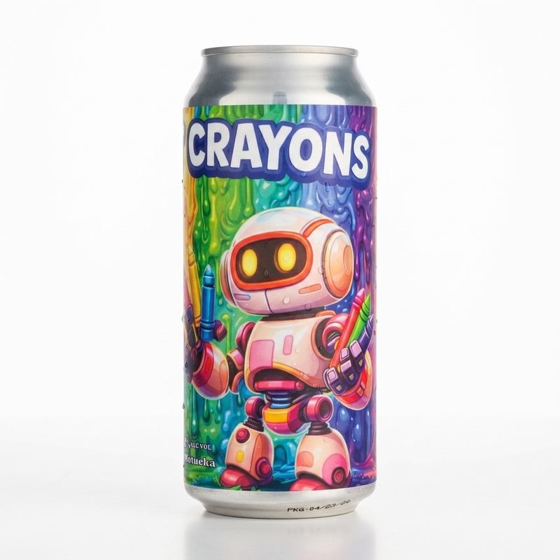 Robot Crayons / Icarus - Tin Barn Brewing IPA - New England / Hazy 473ml - 2