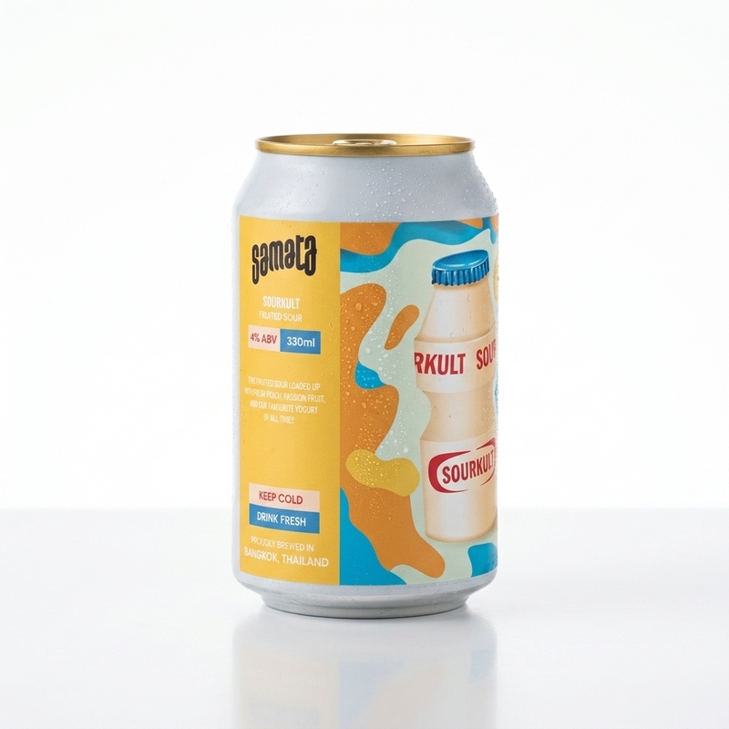 Sourkult - Samanta Brewing Sour - Smoothie / Pastry 330ml - 2