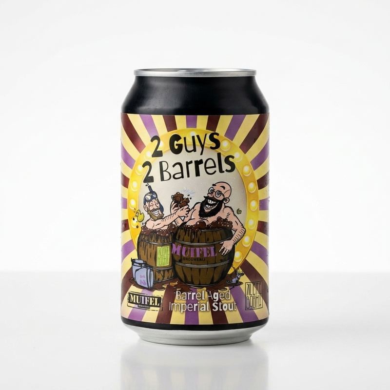 2 Guys 2 Barrels - Klere Boght Stout - Imperial / Double 330ml - 2