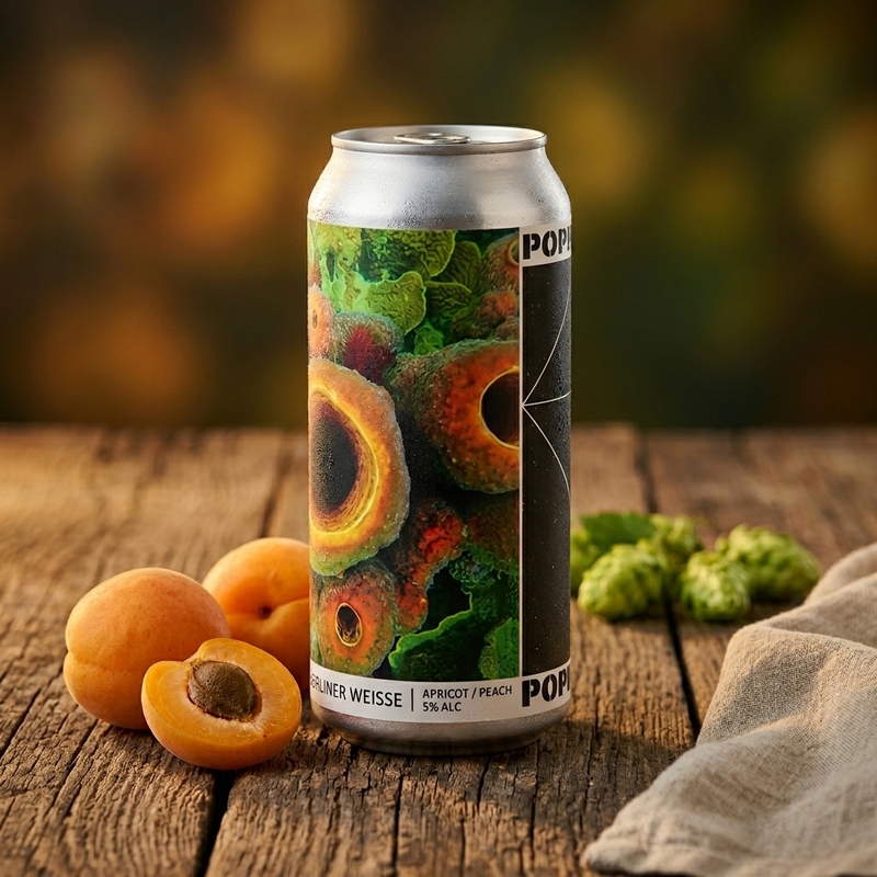 Berliner Weisse – Apricot / Peach - Popihn Sour - Fruited Berliner Weisse 440ml - 2