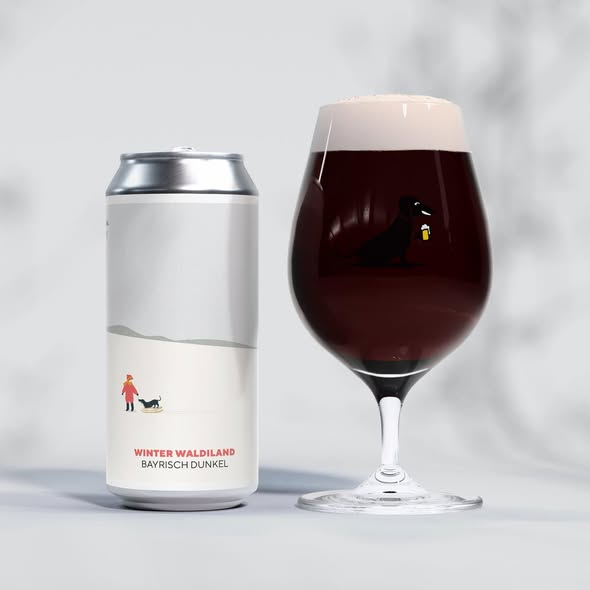 Winter Waldiland - Lieber Waldi Lager - Dark 440ml - 1