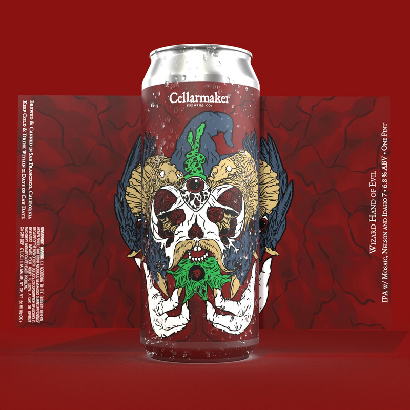 Wizard Hand Of Evil - Cellarmaker Brewing Company IPA - American 473ml - 1