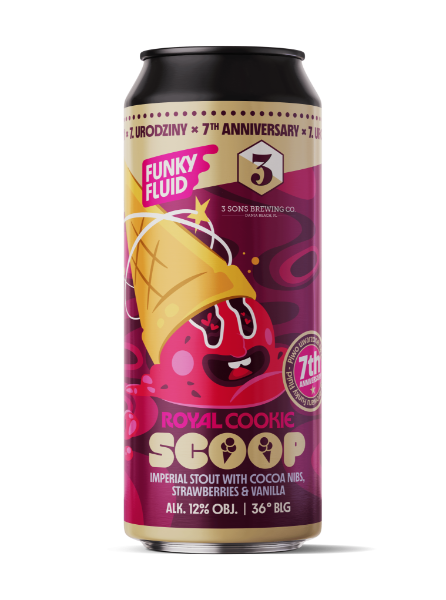 Royal Cookie: Scoop - Funky Fluid Stout - Imperial / Double Pastry 500ml - 1