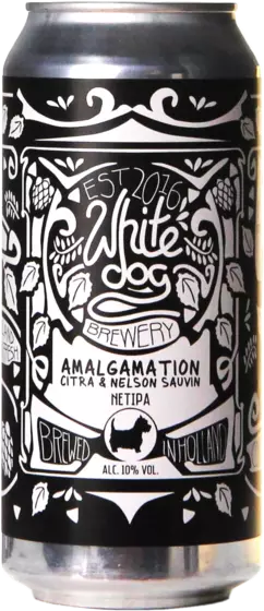 Amalgamation #1 - White Dog Brewery IPA - Triple New England / Hazy 440ml - 1