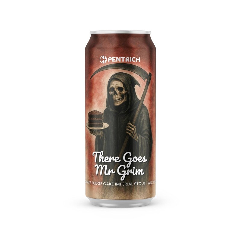 There Goes Mr. Grim - Pentrich Brewing Co. Stout - Imperial / Double Pastry 440ml - 1