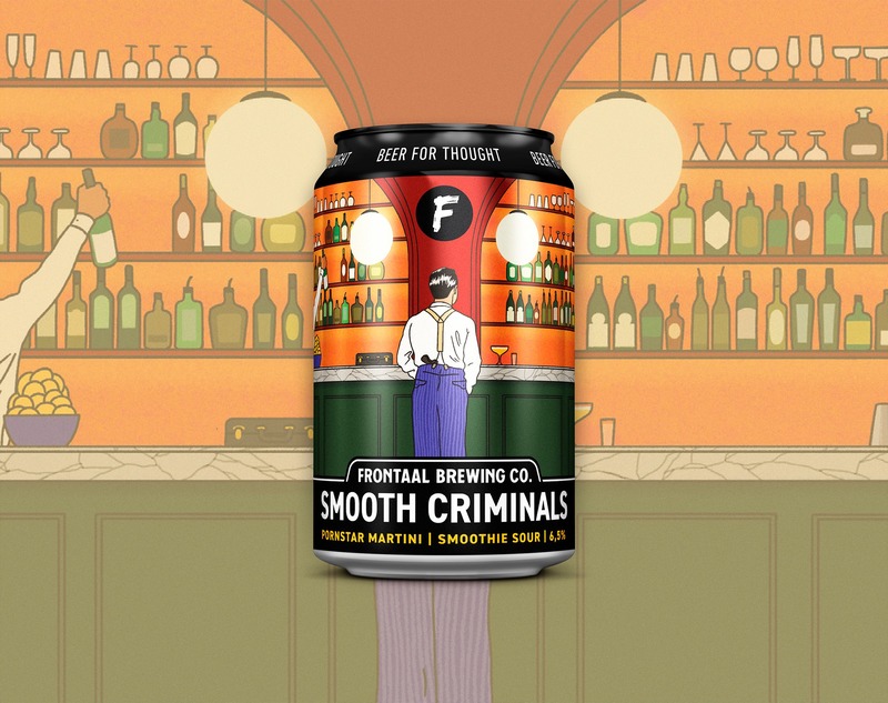 Smooth Criminals: Pornstar Martini - Frontaal Brewing Co. Sour - Smoothie / Pastry 330ml - 1