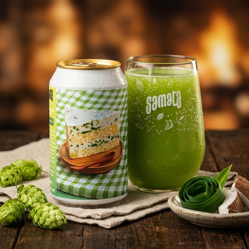 Lod Chong Cheesecake - Samanta Brewing Sour - Smoothie / Pastry 330ml - 1