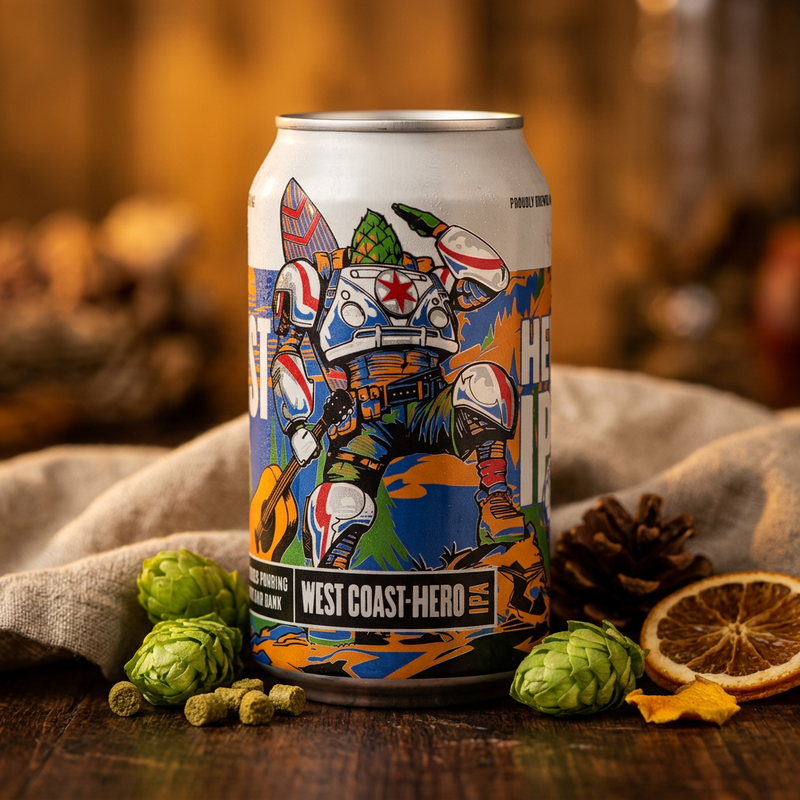 West Coast Hero - Revolution Brewing IPA - Imperial / Double 355ml - 1