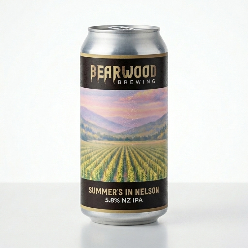 Summer's In Nelson - Bearwood Brewing IPA - New Zealand 440ml - 2