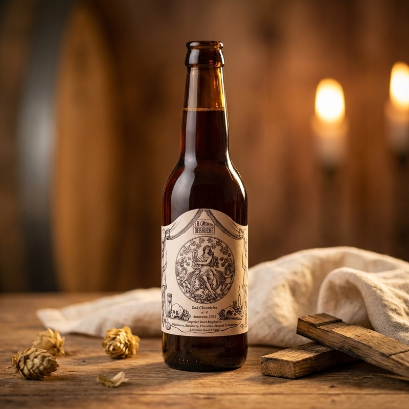 Oak Chronicles n° 4 – Amorena 2025 - La Débauche Stout - Imperial / Double 330ml - 2