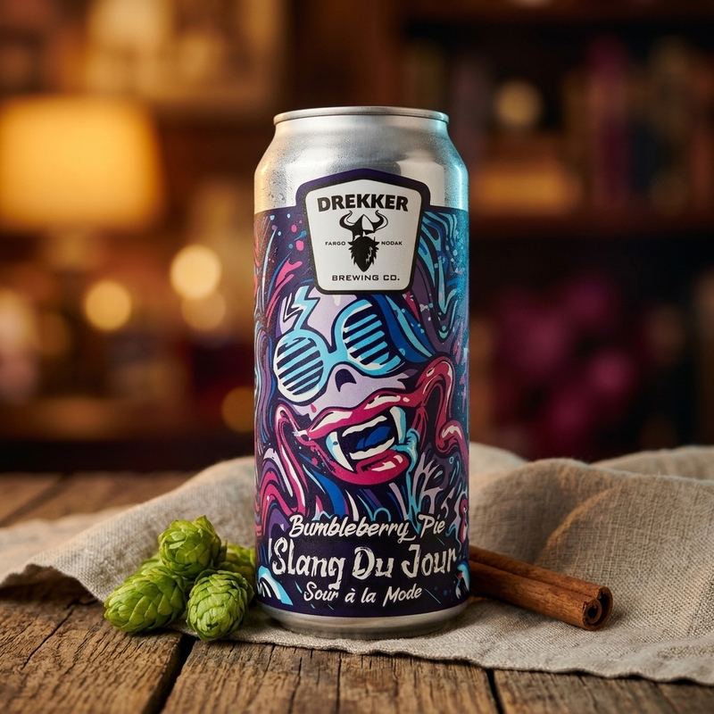 Slang Du Jour - Bumbleberry Cobbler - Drekker Brewing Company Sour - Smoothie / Pastry 473ml - 1