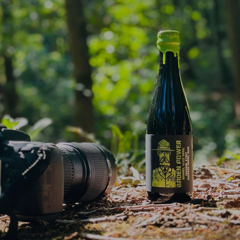 Baden Power IS Bourbon Barrel Aged X Bereta - O'Clock Brewing Stout - Imperial / Double 375ml - 1