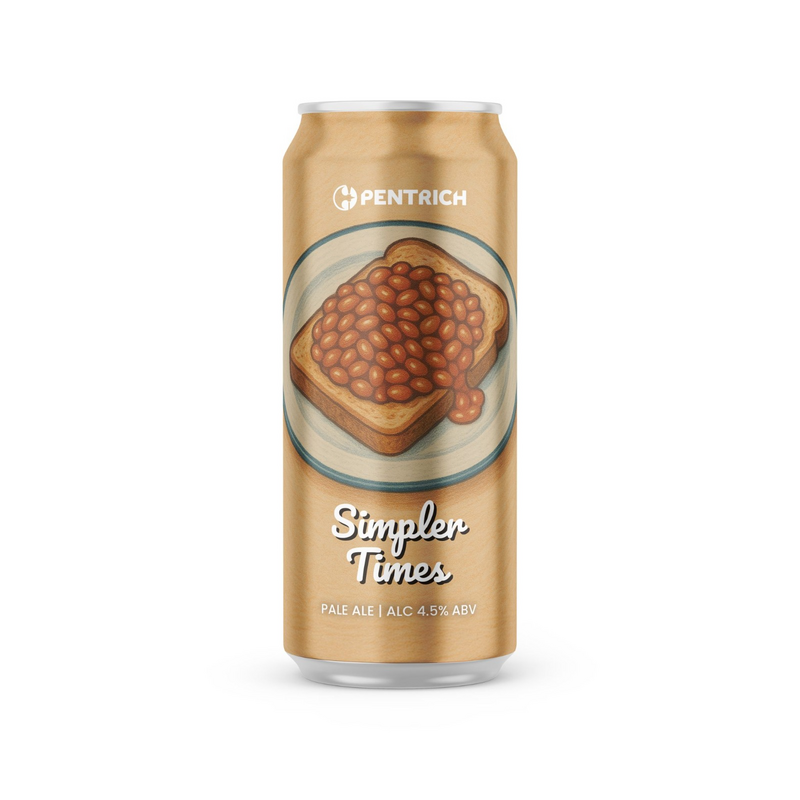 Simpler Times - Pentrich Brewing Co. Pale Ale - New England / Hazy 440ml - 1