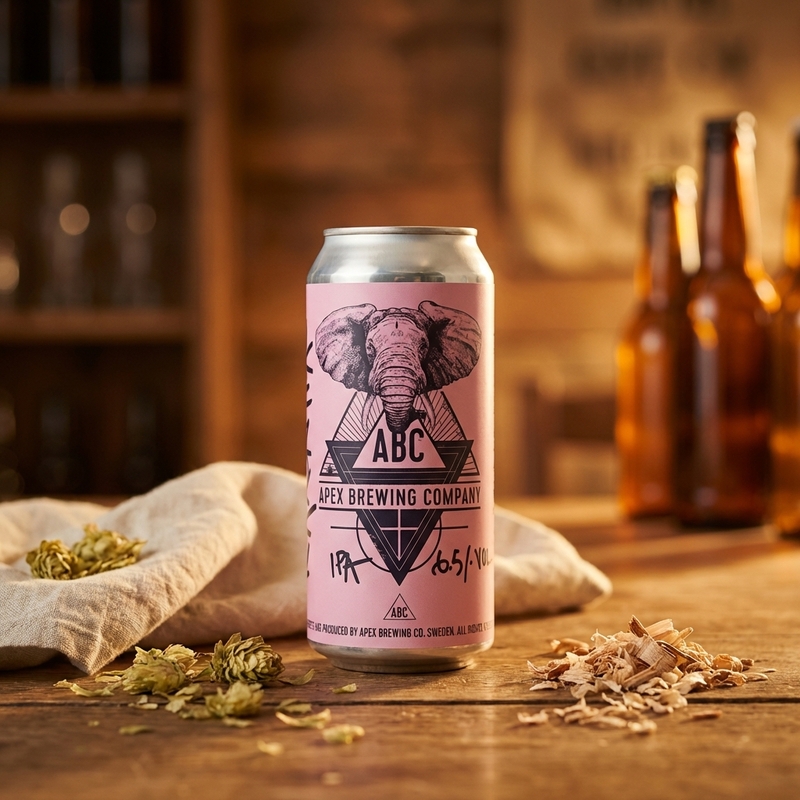 Klaxon IPA - Apex Brewing Company IPA - New England / Hazy 440ml - 2