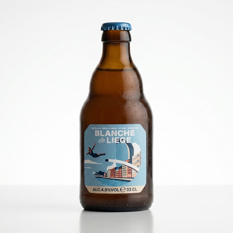 Blanche de Liège - Brasserie de l'Abbaye du Val-Dieu Wheat Beer - Witbier / Blanche 330ml - 2