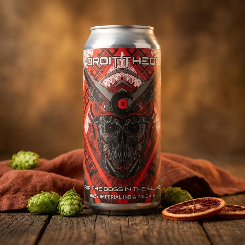 For the Dogs In the Slums (Ghost DOGS) - Adroit Theory IPA - Imperial / Double New England / Hazy 473ml - 1