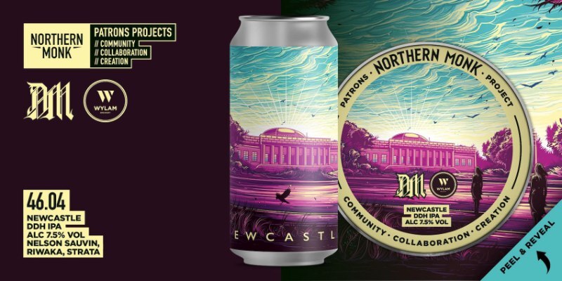 Patrons Project 46.04 Dan Mumford Wylam - Northern Monk IPA - Imperial / Double New England / Hazy 440ml - 1