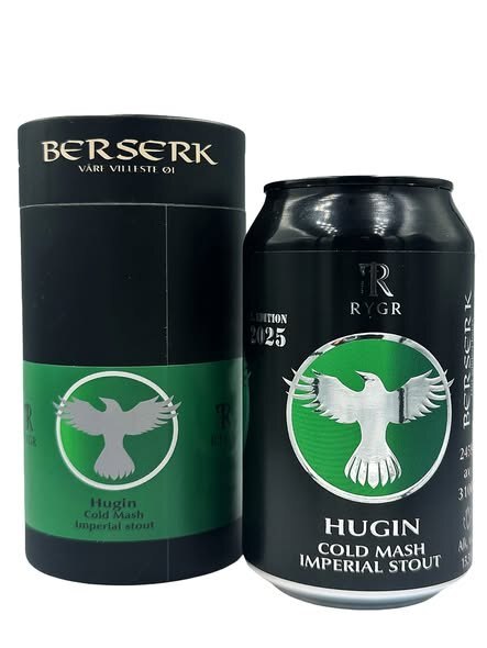 Hugin Cold Mash - RYGR Brygghús Stout - Imperial / Double 330ml - 1