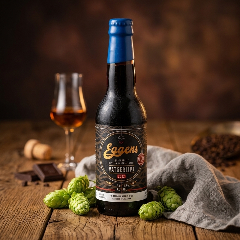 Eggens Quadrupel & Imperial Stout Blend - 20 Jaar Oud Cognacvat