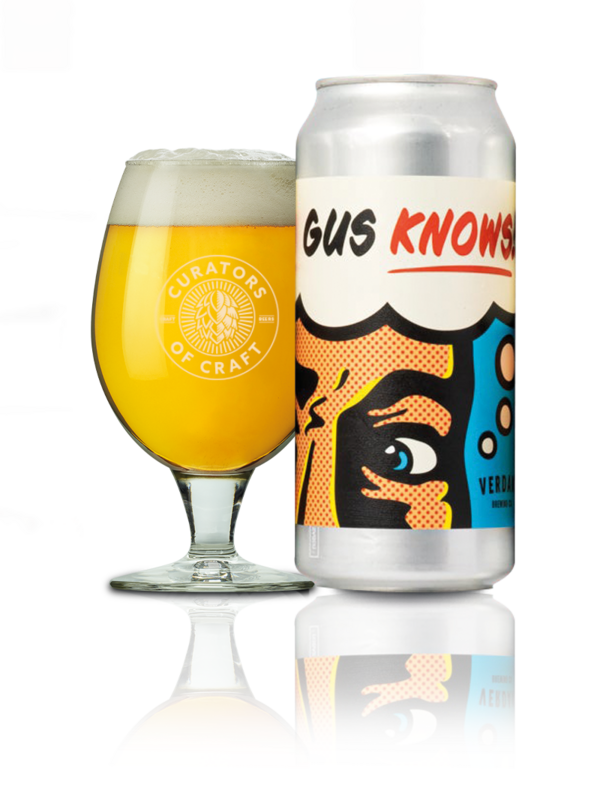 Gus Knows! - Verdant Brewing Co IPA - New England / Hazy 440ml - 1