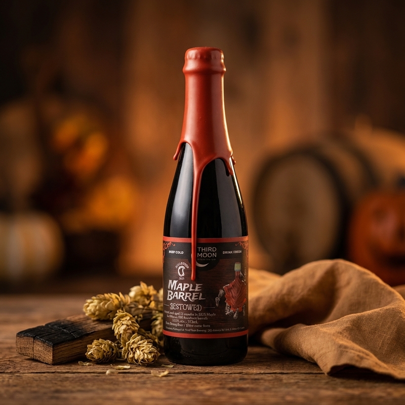 Barrel Aged Bestowed - Maple Barrel - Third Moon Brewing Company Stout - Imperial / Double 375ml - 1