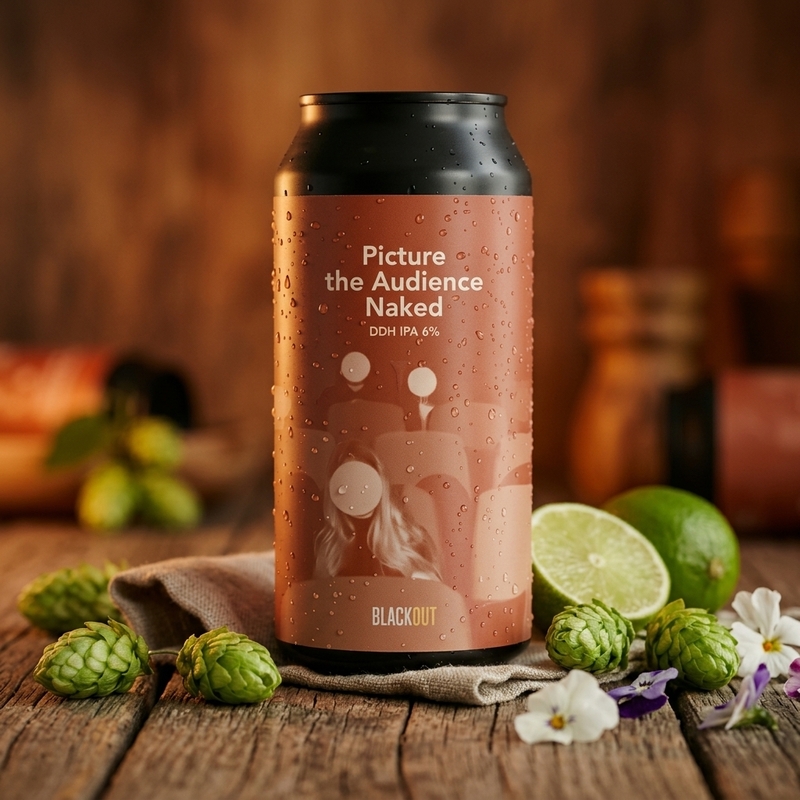 Picture The Audience Naked - Blackout Brewing IPA - New England / Hazy 440ml - 2