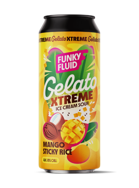 Gelato XTREME: Mango Sticky Rice - Funky Fluid Sour - Smoothie / Pastry 500ml - 1