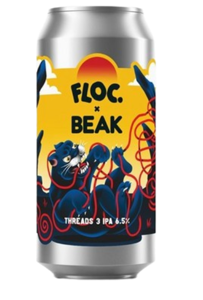 Threads 3 (Beak collab) - Floc. IPA - New England / Hazy 440ml - 1