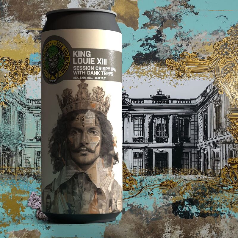 King Louie XIII - Piwne Podziemie / Beer Underground IPA - Session 500ml - 1