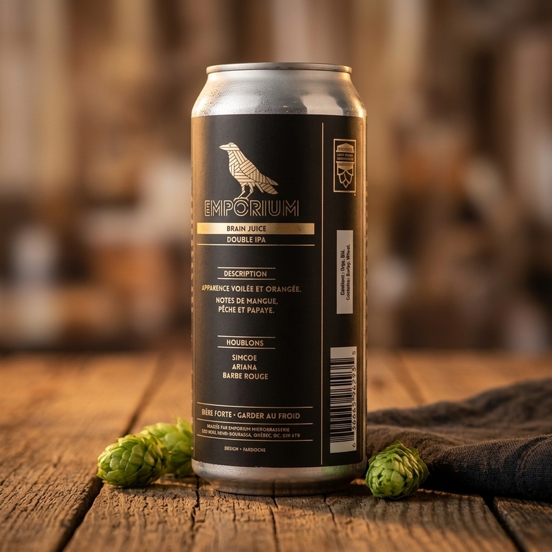 Brain Juice - Emporium Brewing IPA - Imperial / Double New England / Hazy 473ml - 1