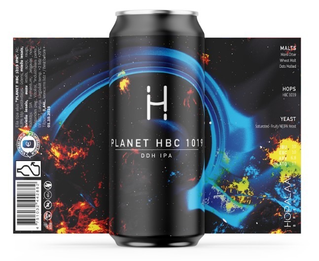 Planet HBC 1019 - Hopalaa IPA - New England / Hazy 440ml - 1