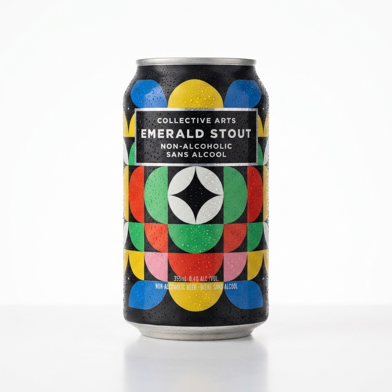 Emerald Stout Non-Alcoholic - Collective Arts Brewing Non-Alcoholic Beer - Porter / Stout nullml - 2
