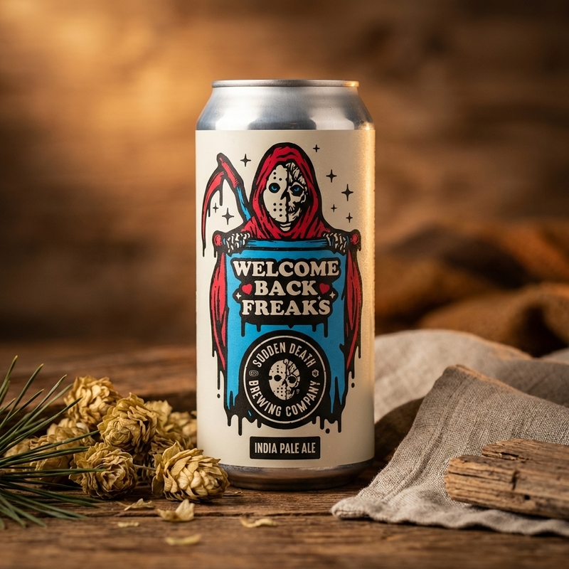 Welcome Back Freaks 2026 - Sudden Death Brewing Co. IPA - American 440ml - 2