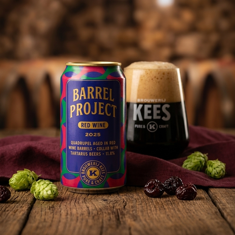 Barrel Project 2025 Red Wine Aged In Red Wine Barrels. (Collab With Tartarus Brewing)