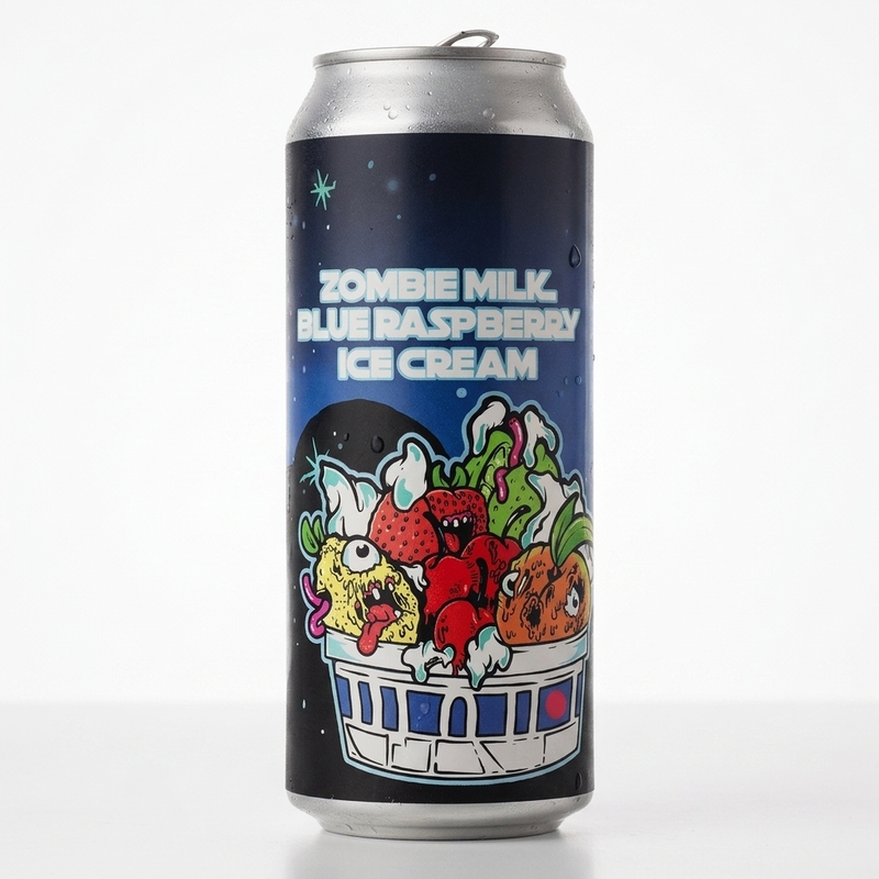 Zombie HWhip: Zombie Milk - Beer Zombies Brewing Co. Sour - Smoothie / Pastry 473ml - 2