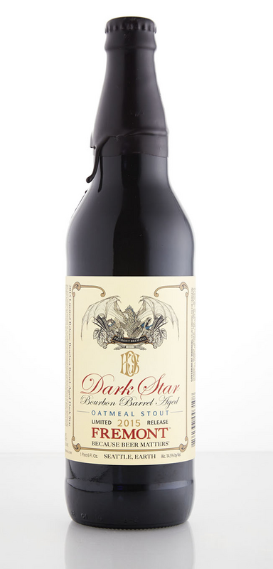 Bourbon Barrel Aged Dark Star (2015) - Fremont Brewing Stout - Imperial / Double Oatmeal 650ml - 1