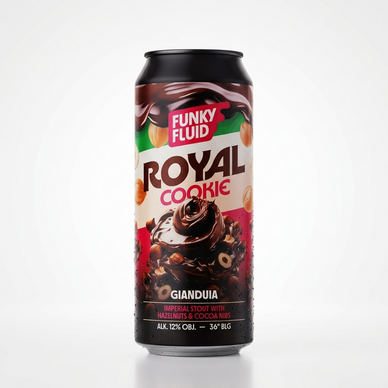 Royal Cookie: Gianduia - Funky Fluid Stout - Imperial / Double Pastry 500ml - 1